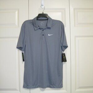 NWT Nike dri- fit standard fit polo sz M